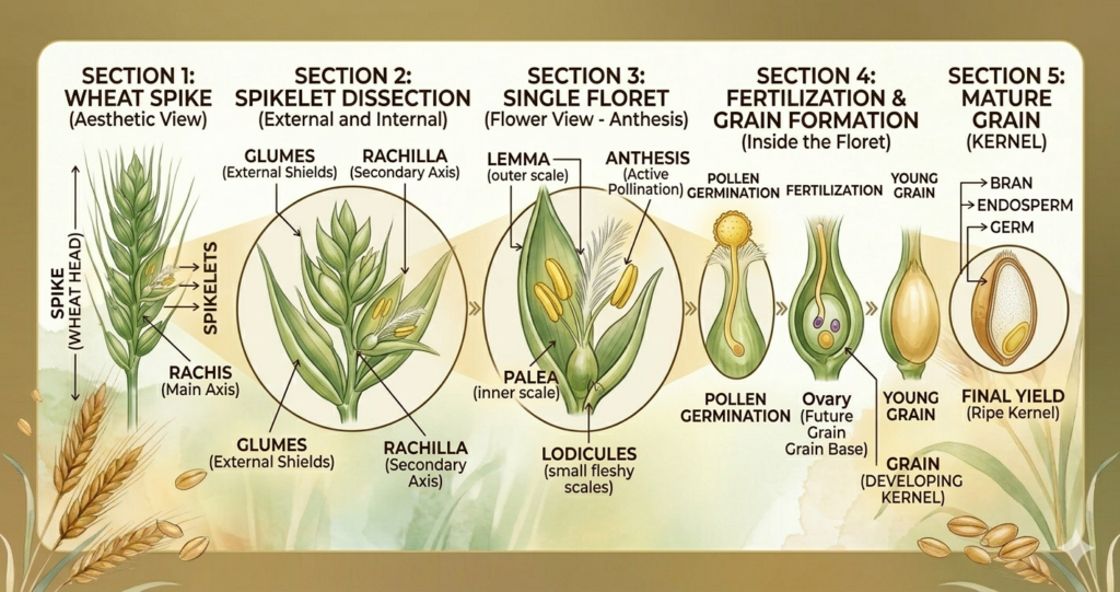 Wheat Reproduction - How Wheat Plants Produce Seeds - OrganicFarmingPro